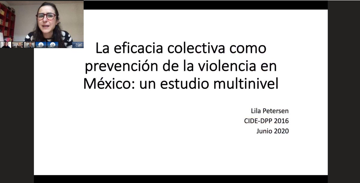 DPP_CIDE's tweet image. El día de hoy asistimos al examen de grado de Lila Petersen (@lilation), quien presentó una investigación sobre la eficacia colectiva como prevención de la violencia en México. Tras un interesante debate, el Comité decidió aprobar a Lila por unanimidad.

¡Felicidades Dra. Lila!