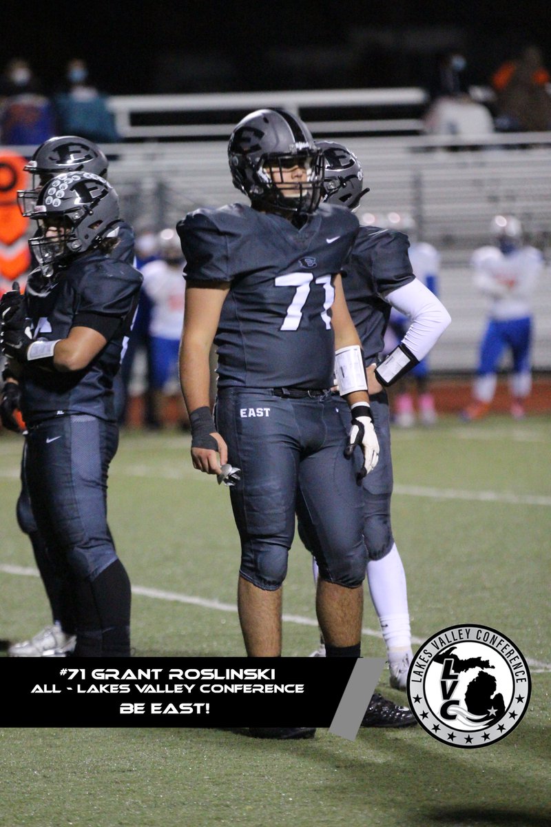 BeEast_Football's tweet photo. Junior OL @RoslinskiGrant - All Lakes Valley Conference #BeEAST #PlayForTre https://t.co/gw0mlD2gQT