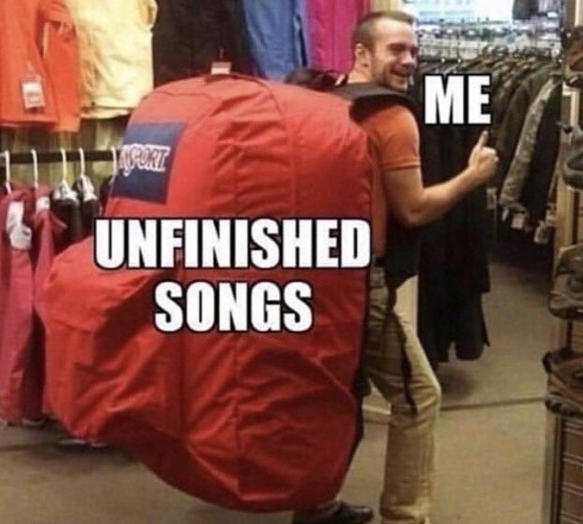 EleventhAveProd's tweet photo. I can think of a couple people like this. 😂 what about you? Send this to let them know they need to finish the couple hundred songs in they got in the archives.. 👀😭
#eleventhave https://t.co/LGG79tQZzI