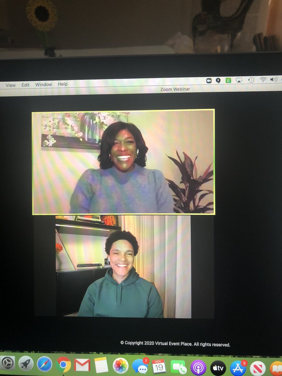 “The through-line is love.” I can’t believe how well <a href="/Trevornoah/">Trevor Noah</a> hit the nail on the head with the power of story-telling, how “otherizing” can impact our view of the world, and the truest form of ourselves can be found in laughter. He could talk literature to me any day. #NCTE20