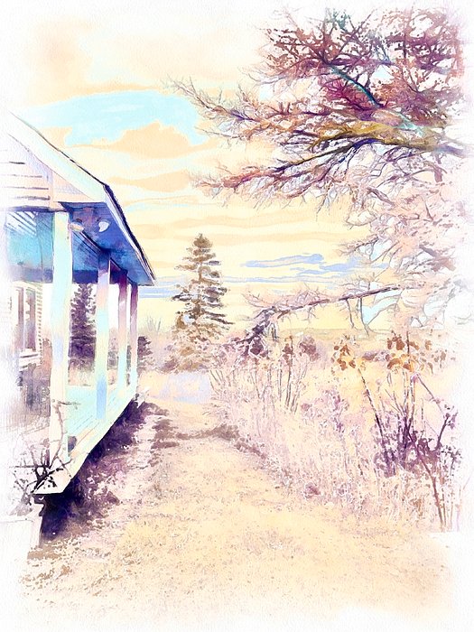 aerebb's tweet image. New artwork for sale! - "Cabin" - fineartamerica.com/featured/cabin… @fineartamerica