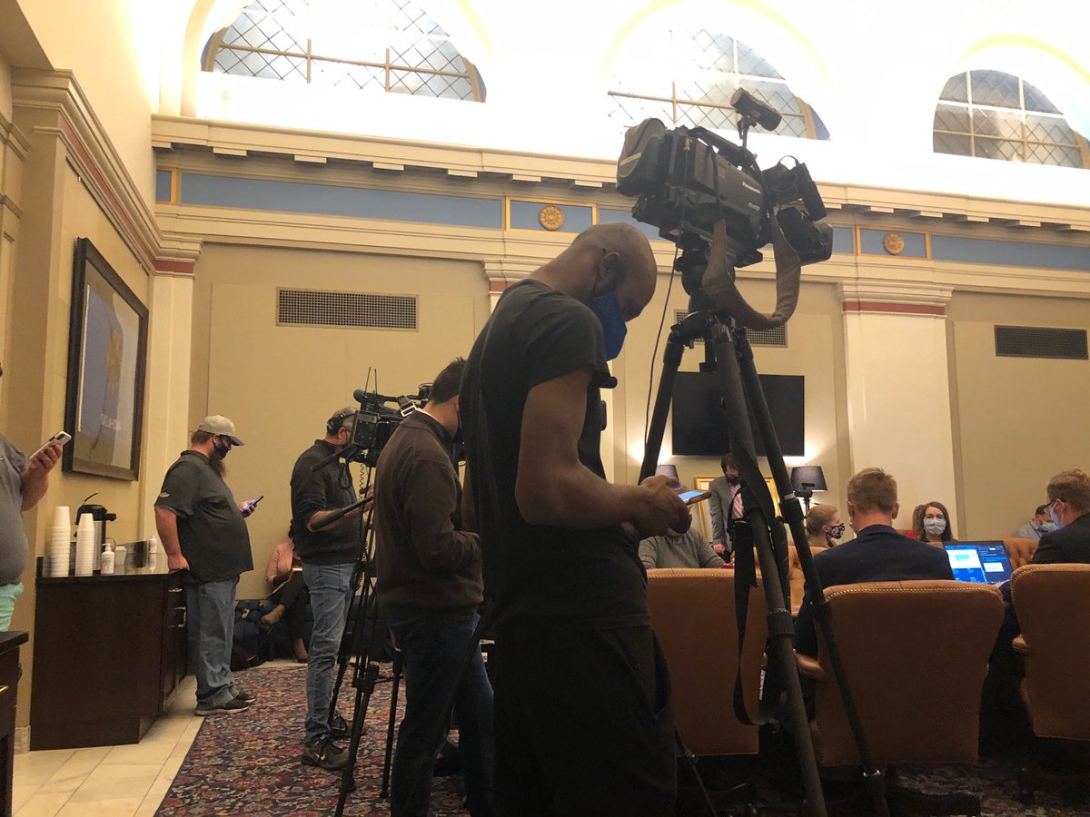 Thank you  @GovStitt & Commissioner Dr. Frye  @HealthyOklahoma for allowing journalists time today to ask you questions and get information to share with our viewers. PLEASE can we get Zoom line for Oklahoma journalists to ask questions virtually to help stop spread and stay safe?