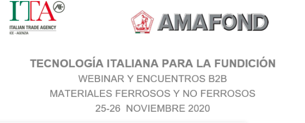 ITAMexico_'s tweet photo. 📢¡Que no se te olvide! #WEBINAR #ENCUENTROSB2B 25-26 noviembre "Tecnología Italiana para fundición" Registrate aquí 🇮🇹👉 https://t.co/HQSEAa7ie4 #AMAFOND #fundicion @SMFAC1962 https://t.co/Mr3EJmHffy