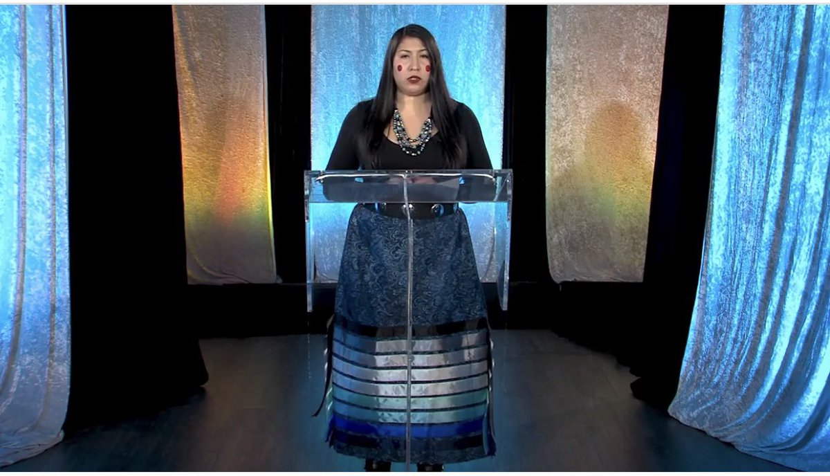 Very proud of <a href="/SamWhiteye/">Sam Whiteye</a> who gave an incredibly powerful land welcoming this evening at <a href="/PillarNN/">Pillar Nonprofit Network</a>’s #PCIA20’s event.  I hope those tuning in take her words to heart.