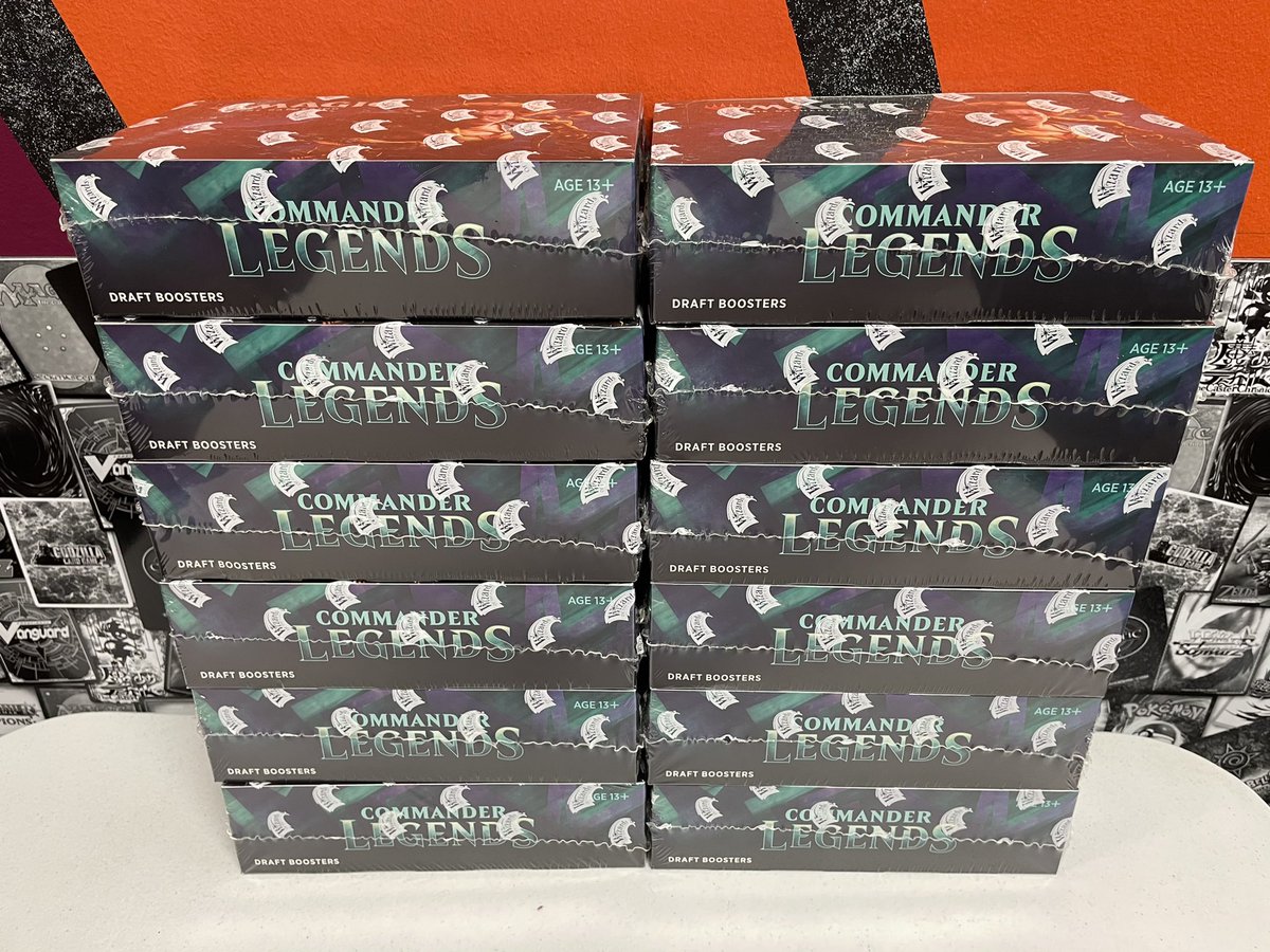RogueGames1's tweet photo. I don’t need to tell you all how much is releasing this weekend. Everything, everything is releasing this weekend. If we support your TCG, then we will have a release for you. #flgs #mtg #CommanderLegends #pokemon #yugiohtcg #adventuretime https://t.co/URFkzN4ntY