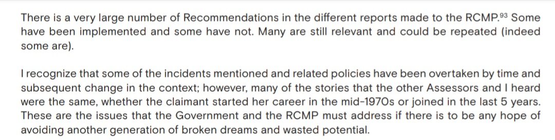 I see comments from members all the time about how it's not 30 years ago and things have improved. Read the report, same stories from the mid 70s as the last 5 years. I even experienced it up to my last day in office in late 2018.