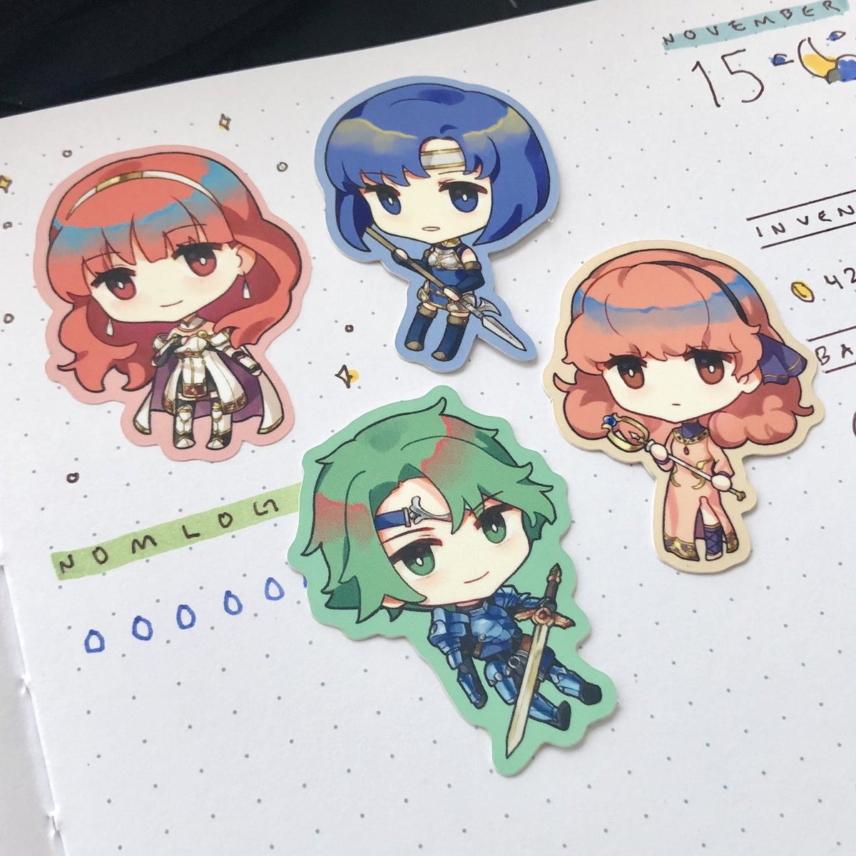 lunachaiart's tweet photo. ✨New stickers + Giveaway!✨ 

Shadows of Valentia vinyl stickers with vibrant colored borders are now up!☺️ RT this post for a chance to win a full sticker set (or refund). Winner picked 11/23. Thanks for looking!

💝 https://t.co/xIYcxJEtSY https://t.co/qzc53HJs5l