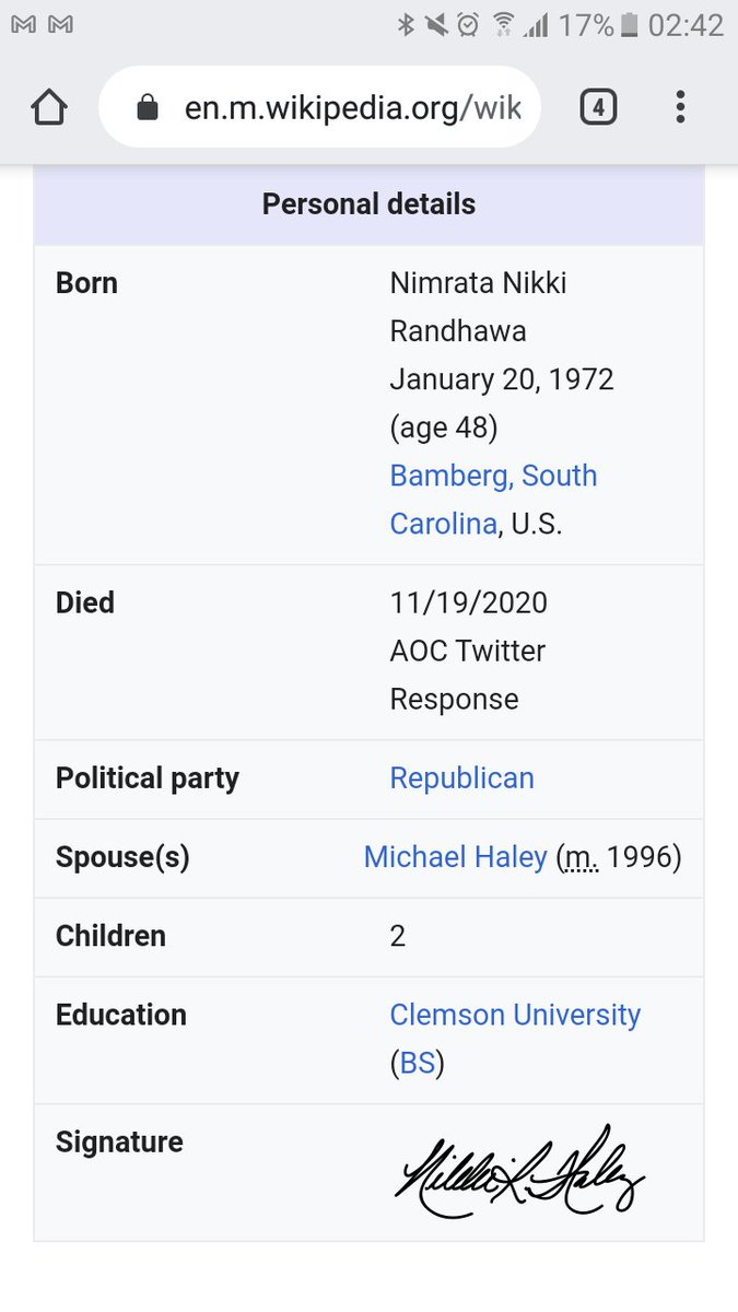 BaeBeeLuvs's tweet photo. #RIPNikkiHaley 🤣
#Nikki https://t.co/tglwyh3lK6