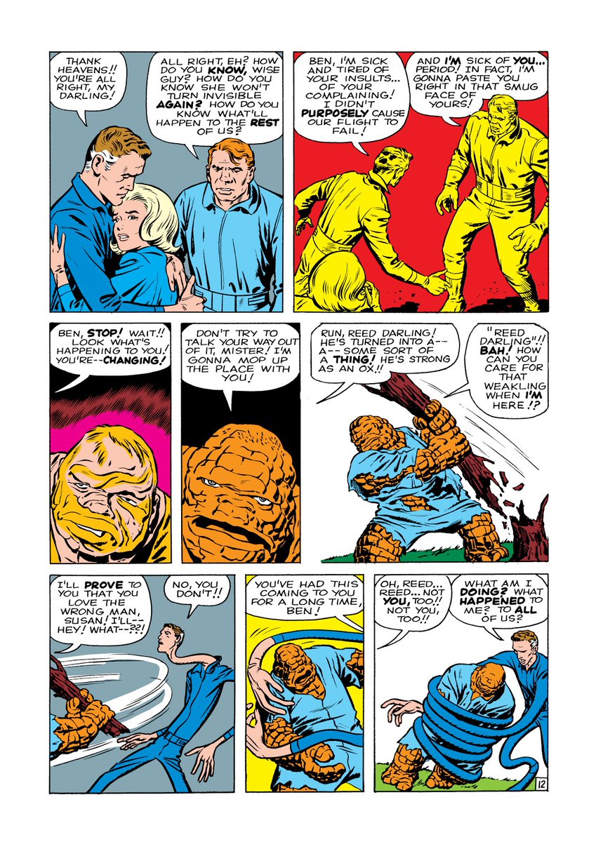 The FF was very important for superheroe teams, and the Thing innovates a couple things right off the bat.*the rebel*the hero who hates his powers*the one who causes dramaBen's unique placement as a character made him stand out he became the breakout hero of FF.