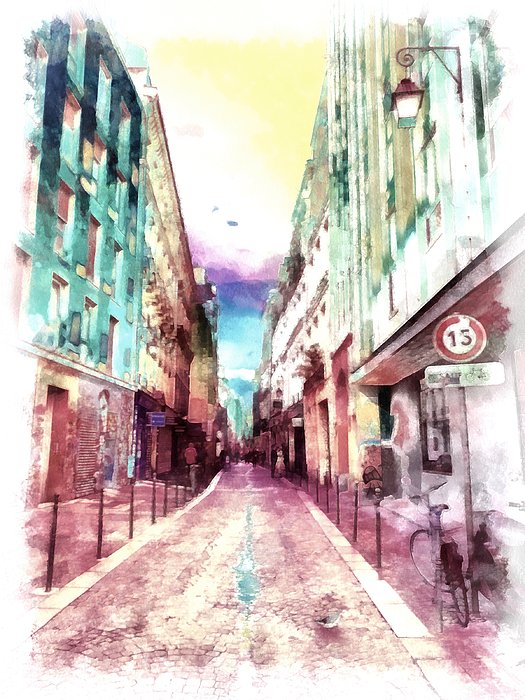 aerebb's tweet image. New artwork for sale! - "Streets of Paris" - fineartamerica.com/featured/stree… @fineartamerica