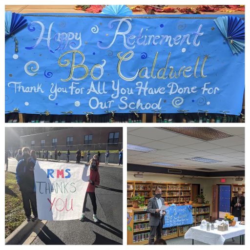 TheRugbyRaider's tweet photo. Rugby honors outgoing Superintendent Bo Caldwell and his career in HCPS. #WeAreRugby https://t.co/7XaDACvuAZ