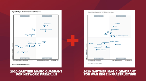 MaddisonJohn's tweet photo. #Fortinet is the only vendor named a Leader in both the 2020 Gartner Magic Quadrant for Network Firewalls and WAN Edge Infrastructure for the same product — the #FortiGate Next-Generation Firewall. Now that’s something to really celebrate. https://t.co/YOjnYy4V5E #GartnerMQ https://t.co/N5xNDcTXS6
