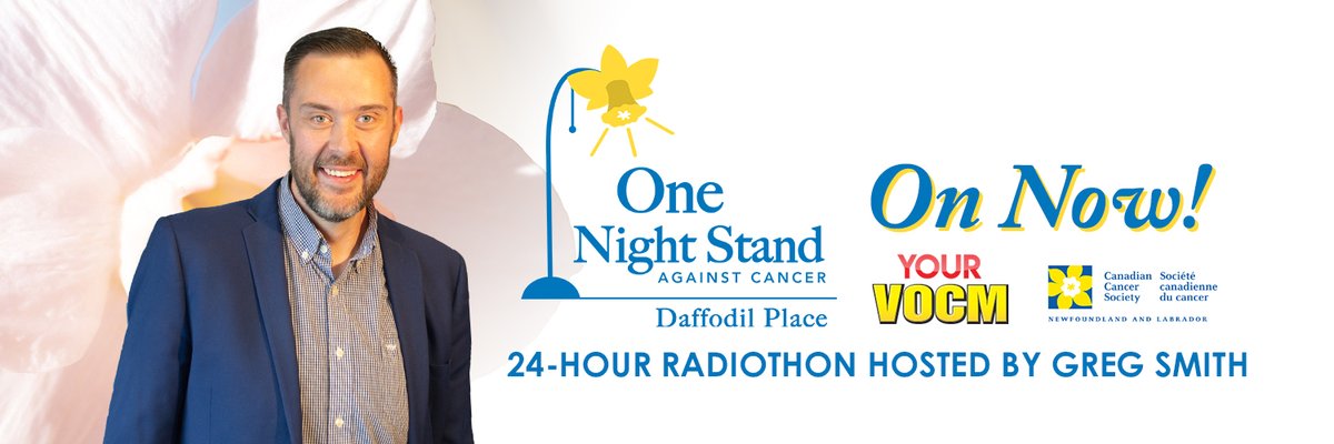 RadioGregSmith's tweet photo. The @590VOCM morning starts at 5:30 and I'll jump in for a chat with my buddy @VOCMBen on the #OneNightStandNL Radiothon around 6:10 - We've got just over 2.5hrs to go
Let's get those donations in! 1-844-229-0146 or go online to https://t.co/udWZugBRGT https://t.co/QSjosMg9su