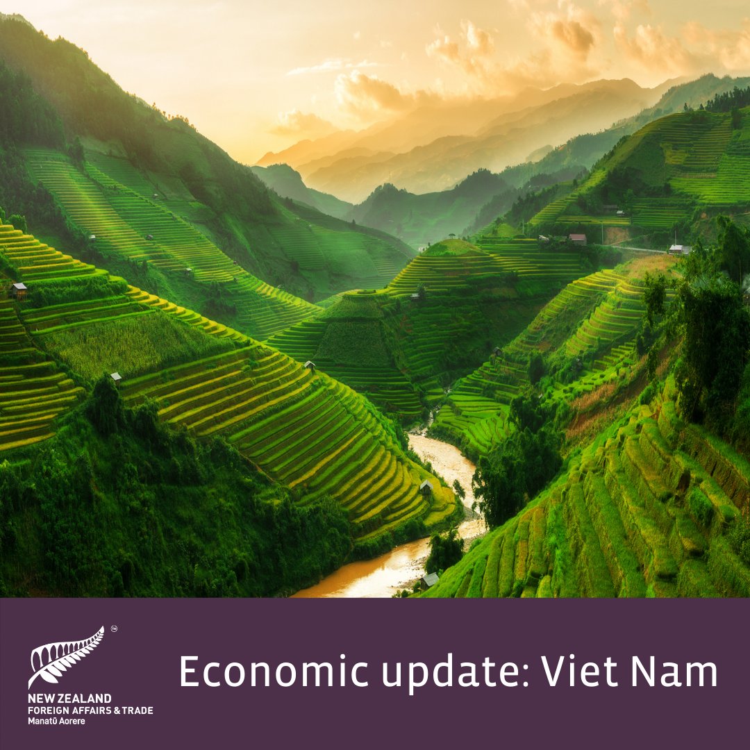 MFATNZ's tweet photo. The latest Economic Update for Viet Nam, prepared by @nzinvietnam 🇻🇳 has been published. Read full report: https://t.co/11L8nDzJwK https://t.co/NxOj2tL8Eg