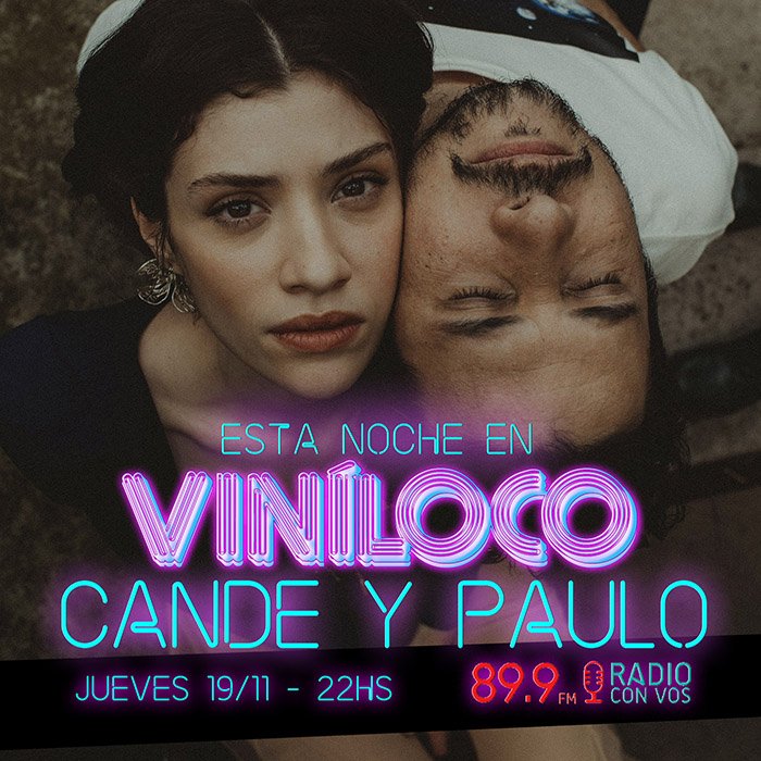 Hicieron una versión de un tema de Spinetta que tuvo 11 millones de plays, ficharon con el mítico sello Decca y grabaron con una leyenda. De San Juan al mundo, <a href="/candeypaulo/">Cande Y Paulo</a> cuentan su historia de película en <a href="/vinilocoradio/">VINíLOCO</a>. Desde las 22 con <a href="/maxipoter/">Maximiliano Poter</a>, por <a href="/radioconvos899/">Radio Con Vos 89.9</a>.