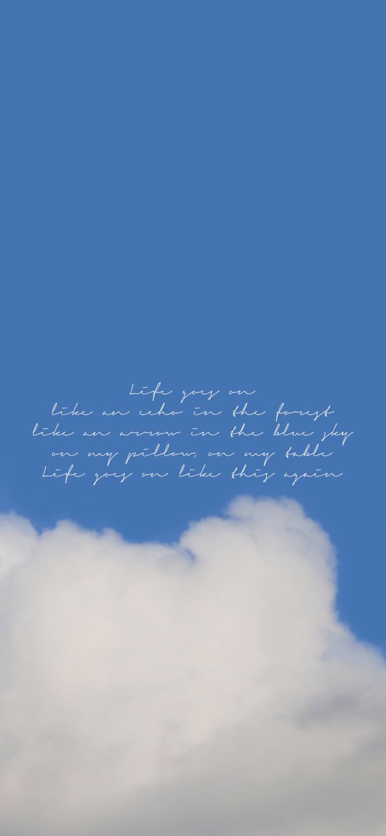 Life Goes On Bts Wallpaper Lyrics