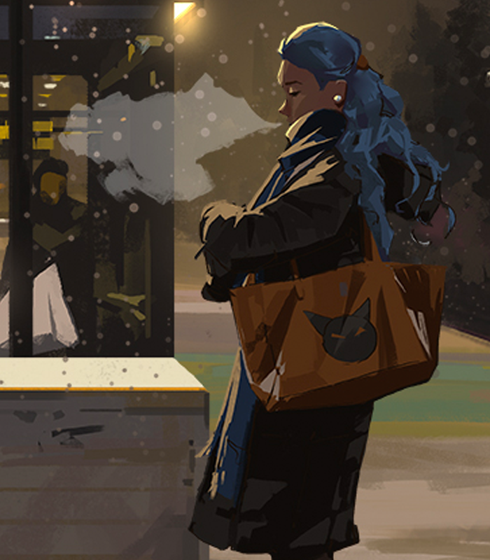 DeviantArt's tweet photo. Has there been snowfall yet where you’re from?

🎨  “Winter Vibes” by @snatti: https://t.co/phLd1kVCRo 
#Wintervibes #DigitalPainting https://t.co/8Pd9waghvm
