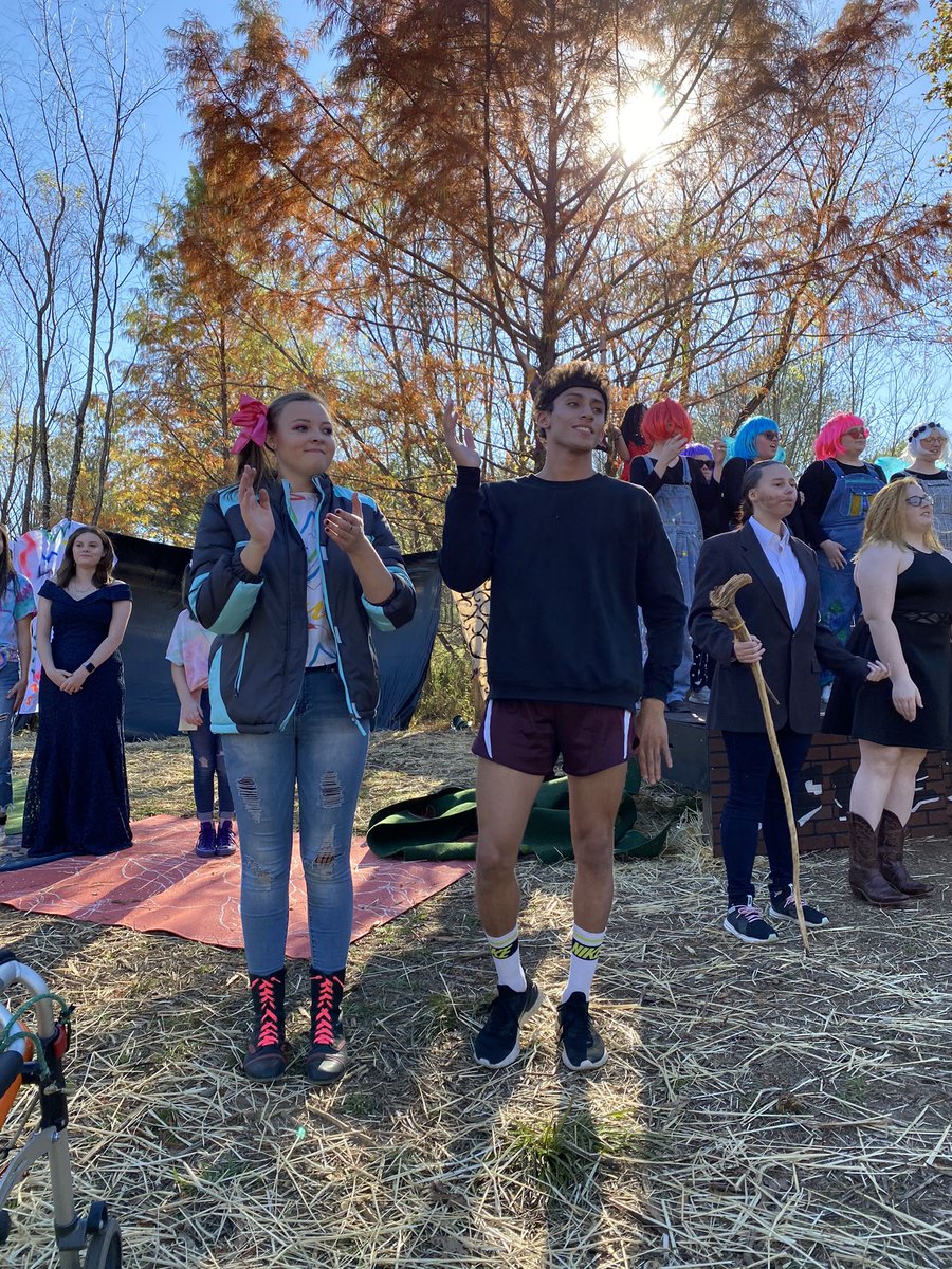 Proud of my "pretend daughter" and all the students who made the play so delightful! Who knew that Noah was also a talented actor?  A+