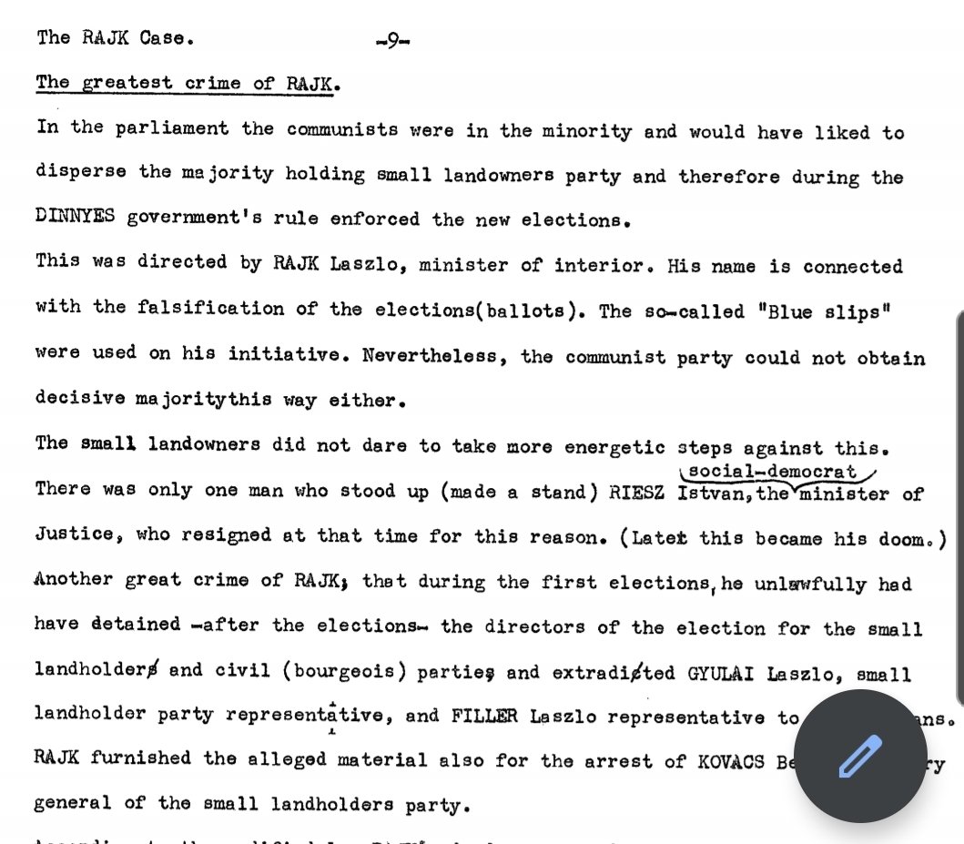 Who is Laslo Rajk? Here is what the CIA file says: