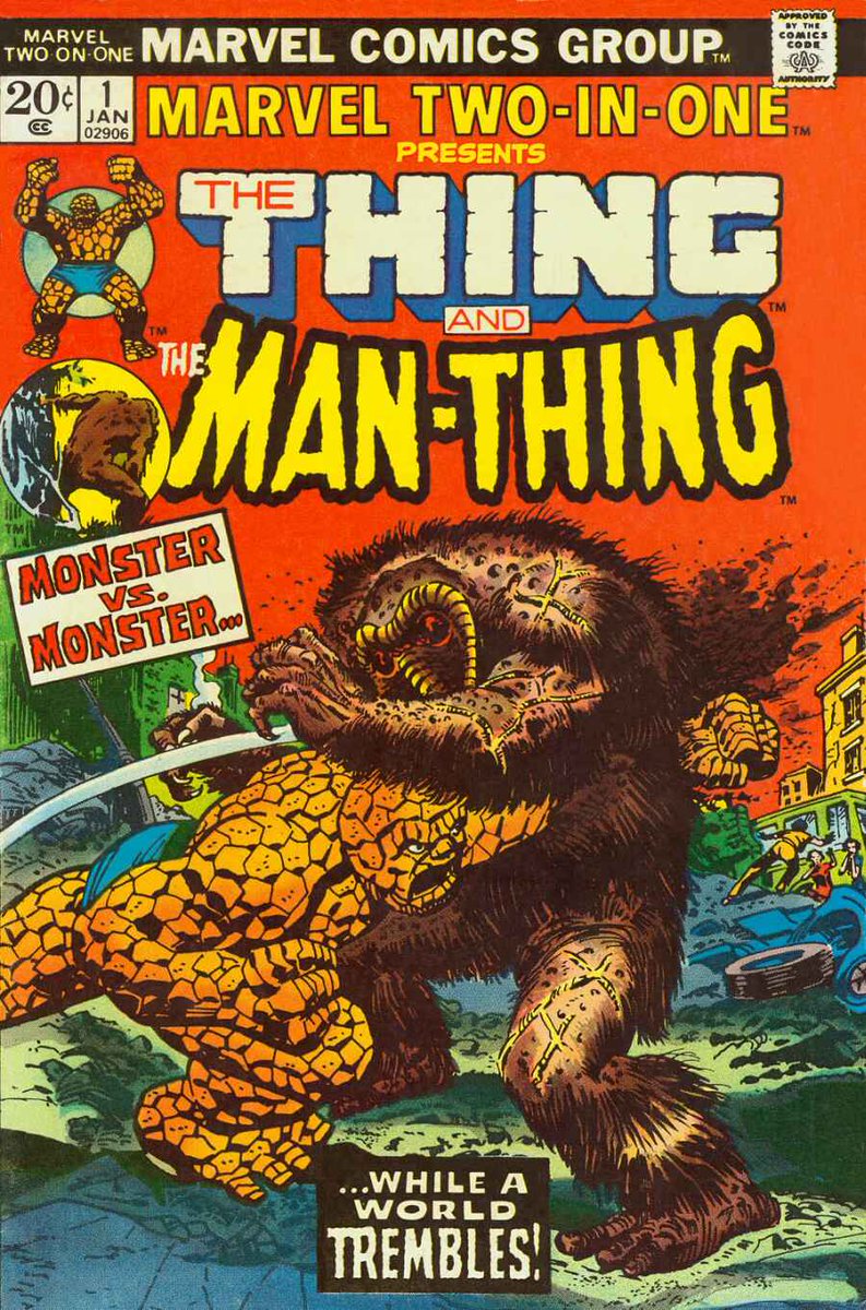 Now let's get fun, after the Silver Age rolled off where onto the Bronze age and the Thing would get his OWN SPIN OFF Marvel TWO IN ONE BABY! One of the most important bronze age books for how much it set up and is just a fun title.