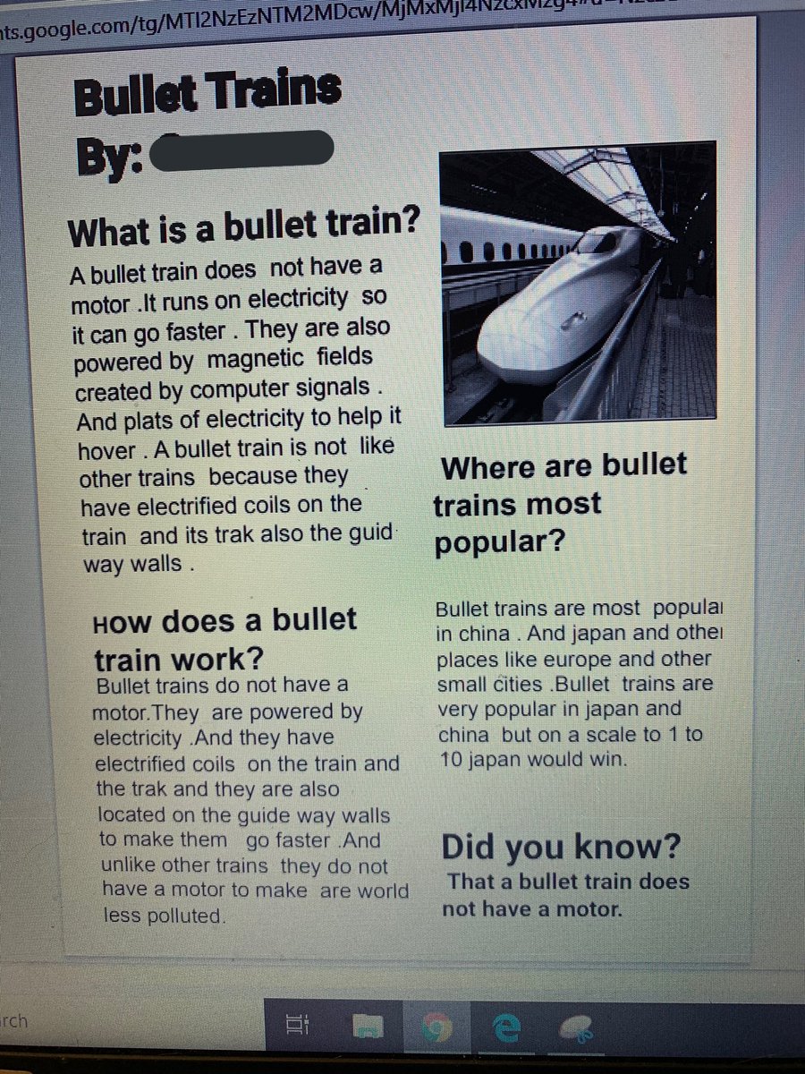 Ahhh! These turned out so well. Students researched a topic. We turned it into a non-fiction article. They loved it!!! #isd3rd #isdstrong