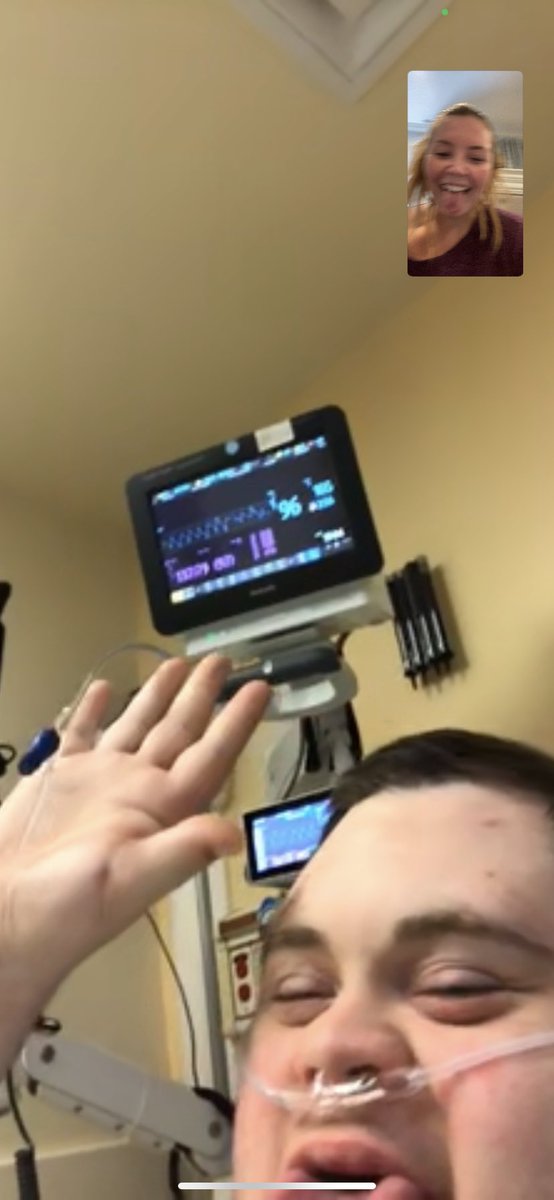 Sarairai621's tweet photo. I wouldn’t ask if it wasn’t extremely important but if you have a moment PLEASE send prayers or good vibes to my little brother Jordan. he is being hospitalized with covid. https://t.co/g1q0s2HglE