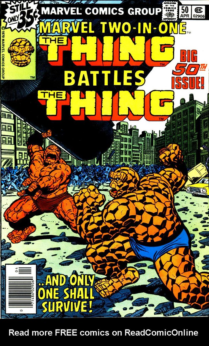 Issue 50 is an important Marvel issue, explaining how Time Travel works in the MU at the time, see the Thing goes back to cure himself and realized how much he changed but changing the past only creates an alternate universe.