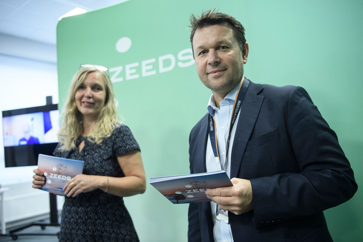 wartsilacorp's tweet photo. #FuelForThought! Not even a pandemic can stop the innovation of #ZEEDS. At #zeroconference last week, how long-distance shipping can be made sustainable with #cleanfuels was on the agenda, as they continue fuel tests at Stord, #Norway. #NordicInnovation #FutureFuels #SmartMarine https://t.co/mitIIEBDRM
