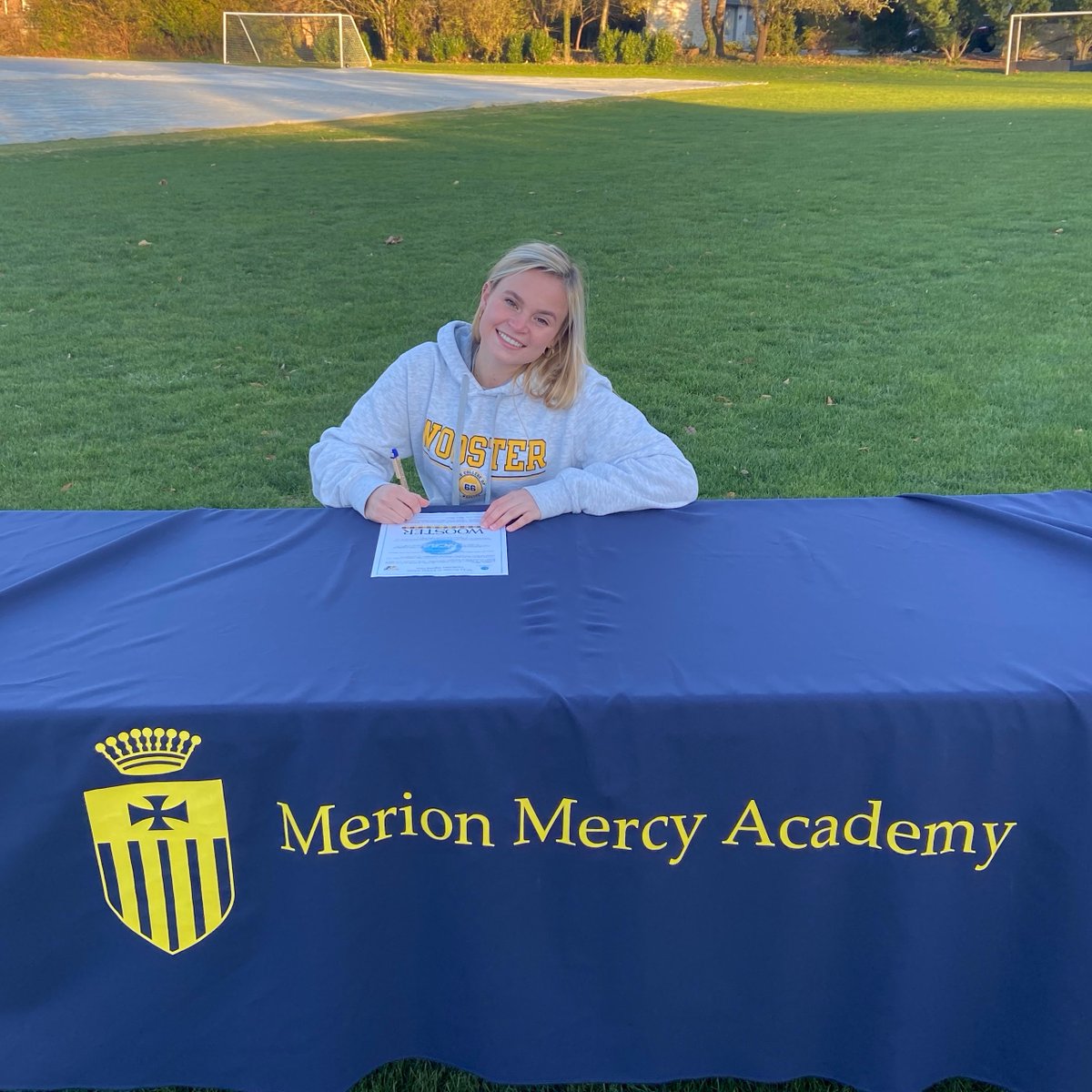 csarne's tweet image. Congratulations to our daughter Alexis who signed her letter of intent to study and play lacrosse at the College of Wooster (Ohio).  Go Lexi and Go Fighting Scots!  🖤💛🥍 @WoosterEdu @COWWLAX @MerionMercy @PhillyBlastLAX