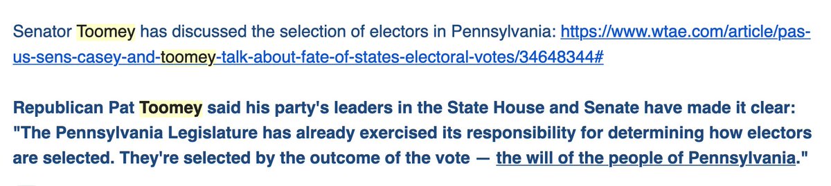  @BenSasse was 1.  @SenToomey was 2. A spokesman pointed me to a comment he's already made specifically about Pennsylvania's certification process.