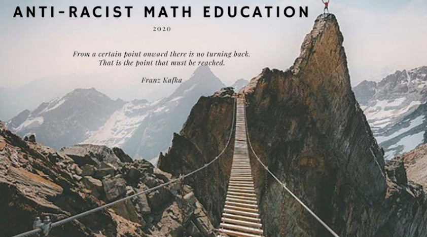 Mathgarden's tweet image. As you share your answers to Q 2 #octmchat, please ponder this graphic I used for my last slide in my keynotes this past year. ARME is our starting point of conversation...not our ending point. Tough conversations lie ahead...