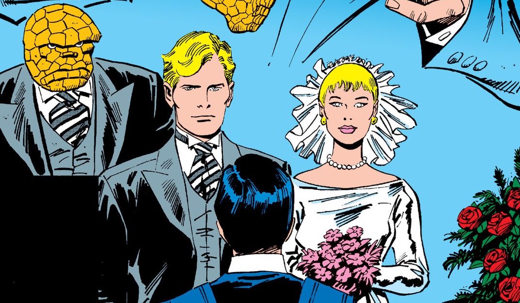 The thing would break up with Alicia Masters...and she would Marry Johnny Storm...let's...skip this part because it's become weird and Skrull heavy...I will save this for Johnny's thread. It wasn't her....but...again..save it for later.