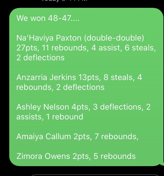 Congratulations Lady Tigers on your win v Gainesville High School 48-47 😤.... Na’Haviya Paxton (double-double) 27pts, 11 rebounds, 4 assist, 6 steals, 2 deflections Anzarria Jerkins 13pts, 8 steals, 4 rebounds, 2 deflections These two guards bring it EVERY day‼️😤