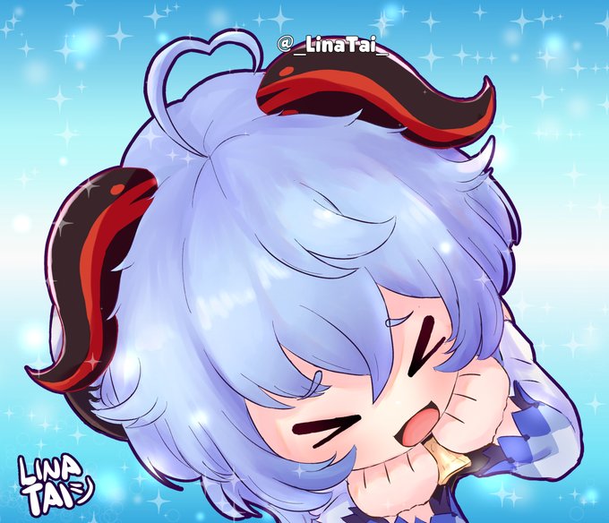 Ganyu Genshin Impact Headpat #原神 #甘雨 #甘雨(原神) #Ganyu #女の子 https://t.co/UOYLLLLpwg 