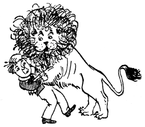 TikvaCohen's tweet photo. Someone described this lion as having "bedroom eyes" and now I can't unsee it.  Although I think the Nurses face says all we need to know about how she feels that Jim is mauled by the lion. #604D https://t.co/zrFFnZ4Ejc