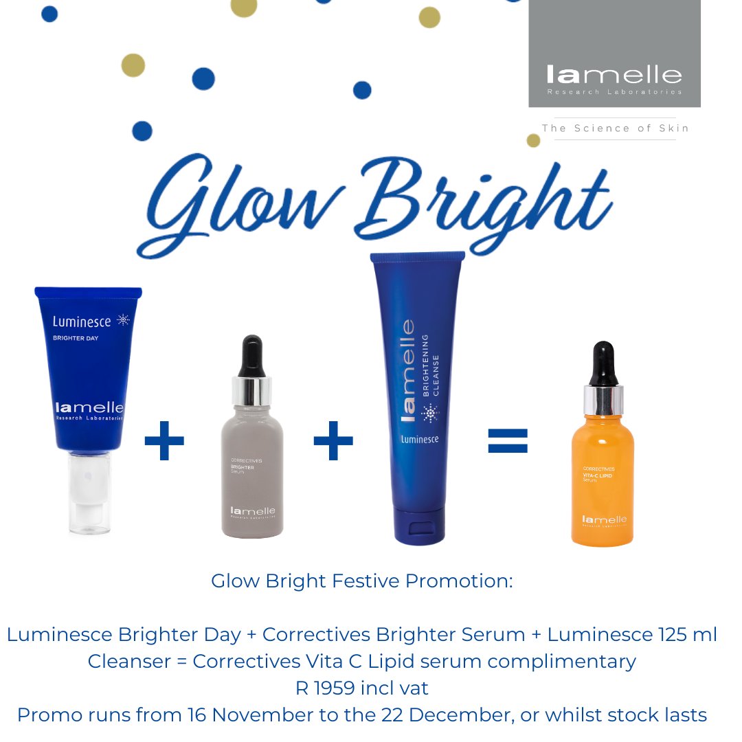 AestheticsIskin's tweet photo. LAMELLE FESTIVE PROMO IS HERE! 
Get yours whilst stock lasts! ���� 😍
#iskinaesthetics #lamellersa #festivepromo https://t.co/Gy006b97UY
