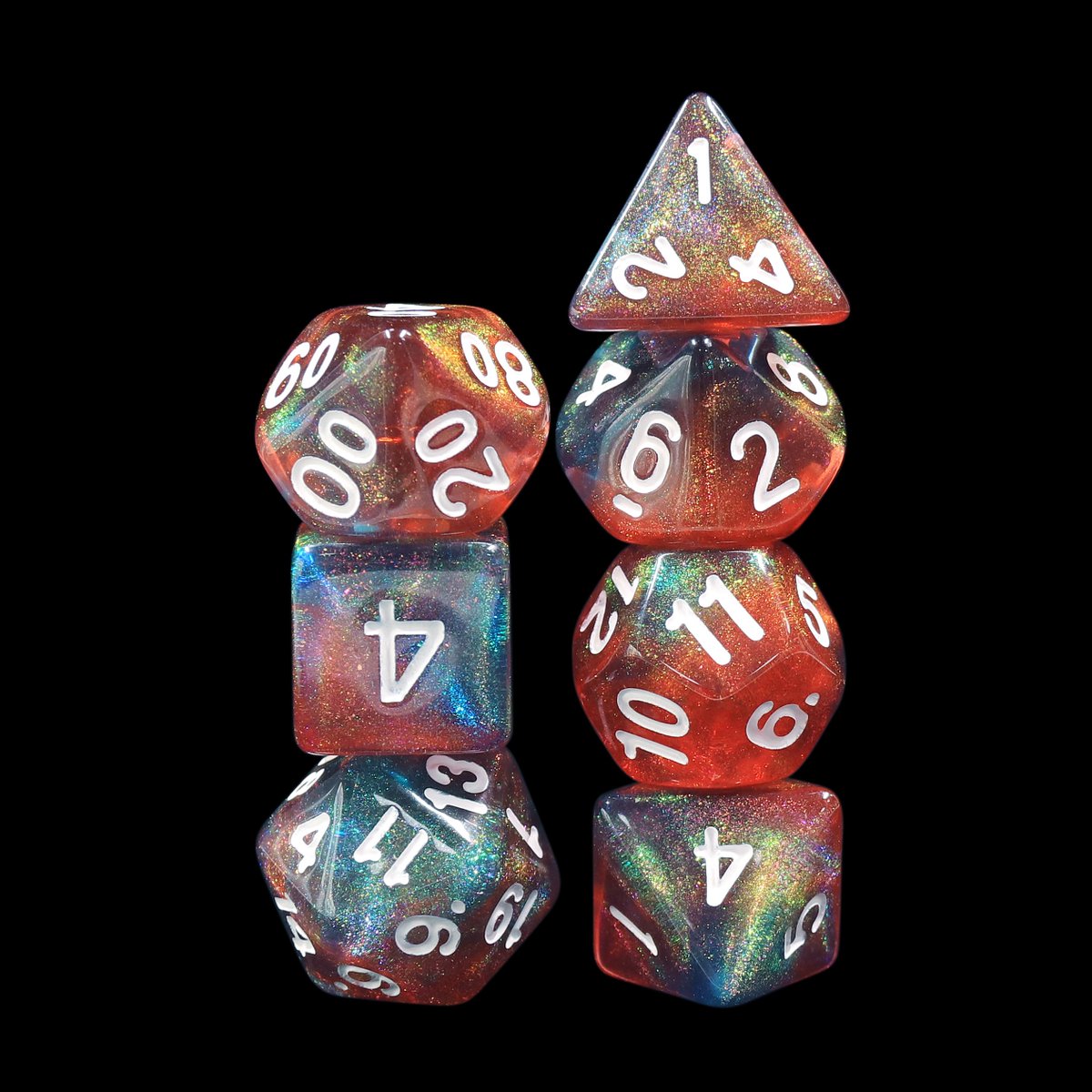 Hengdadice's tweet photo. 2020 Christmas Aurora Dice Sets are out first product in our aurora line and they are availave now.

https://t.co/utg0UI2Ked

#christmas #hddice #dice #ttrpg #auroradice #acrylicdice #dnd #holidays https://t.co/e7UZbPsl0P