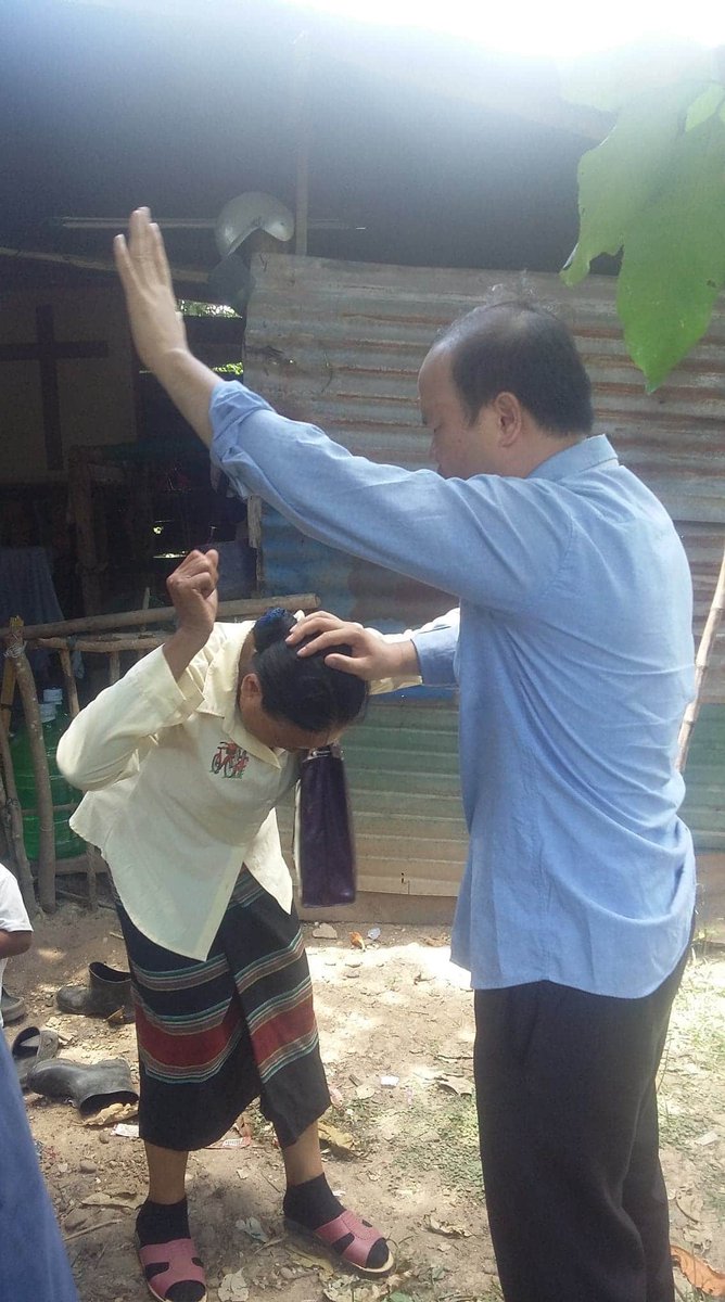 Pray in the Name of Jesus Christ and the power of Holy Spirit!