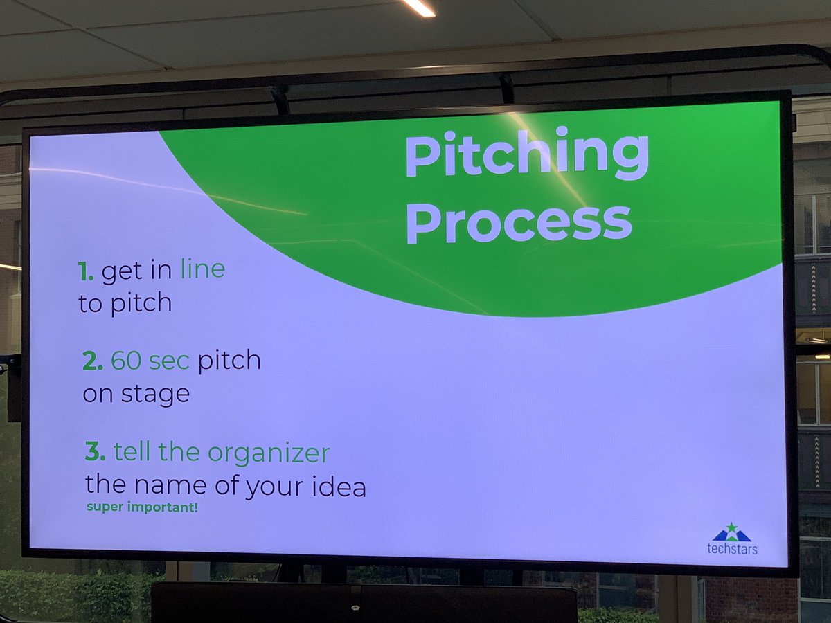 mandysimpson's tweet photo. Its idea pitching time! #SWWLG #StartupWeekend https://t.co/P1L8CgDZAK