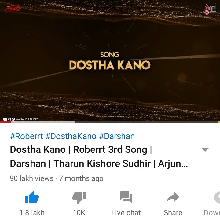 deal1435's tweet photo. #Dosthakano song completed 9M views on YouTube ❤️❤️
@dasadarshan @TharunSudhir @UmapathyFilms @umap30071 @StarAshaBhat @aanandaaudio
#Dboss #Roberrt #RoberrtUpdateSoon https://t.co/9lwizxfxUZ
