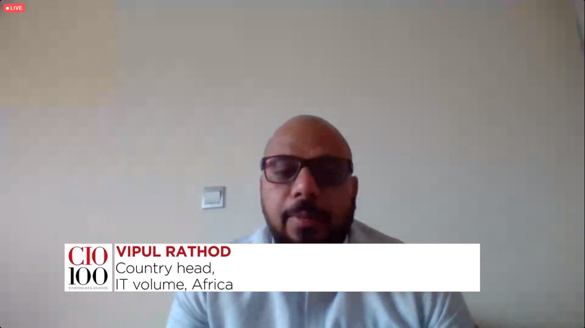dx5ve's tweet photo. Vipul Rathod shares his thoughts on securing today's remote working environments, panel discussion. #CIOEA #CIOWebinarSeries #CIOAwardsEA https://t.co/5VunlZnG6z