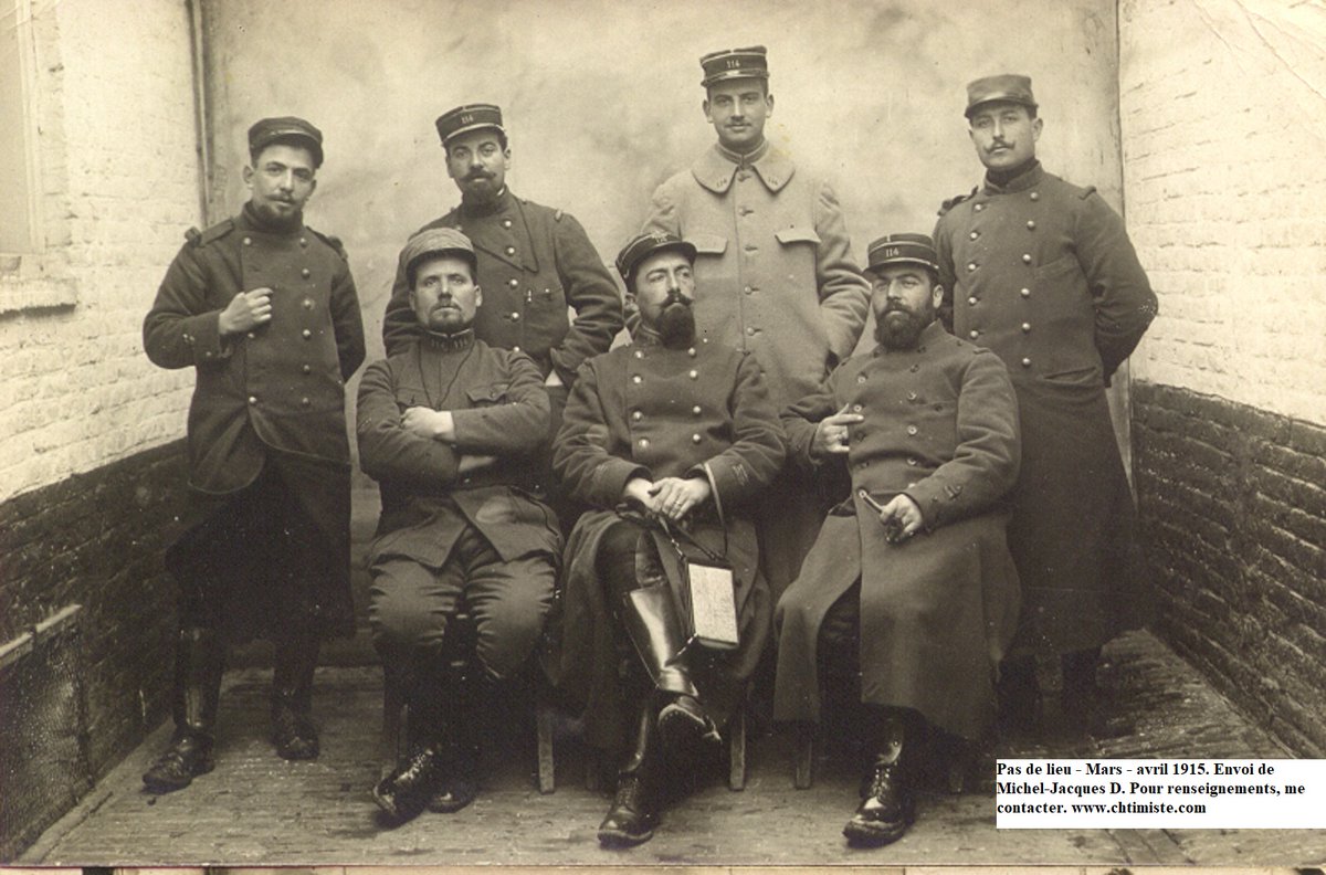 Le_Chtimiste's tweet photo. 1915 - 114e régiment d'infanterie #Chtimiste #Infanterie19141918 #114eRI https://t.co/rAN2YNlnro