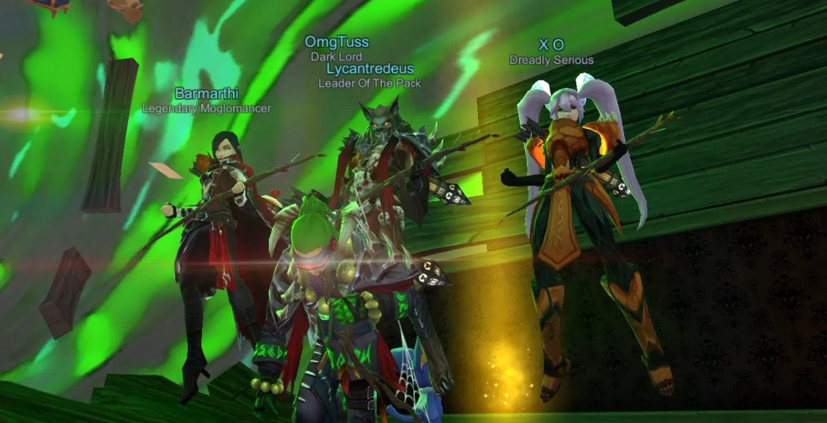 Lycantredeus's tweet photo. Finally got the mystcroft bow!!! Only took me from rank 25 to 78 mage to get it... Huge thanks to this group and the @DarkfallAQ3D fam for helping run this "balanced" dungeon with me 😭😭#AQ3D https://t.co/gVXe31jKIi