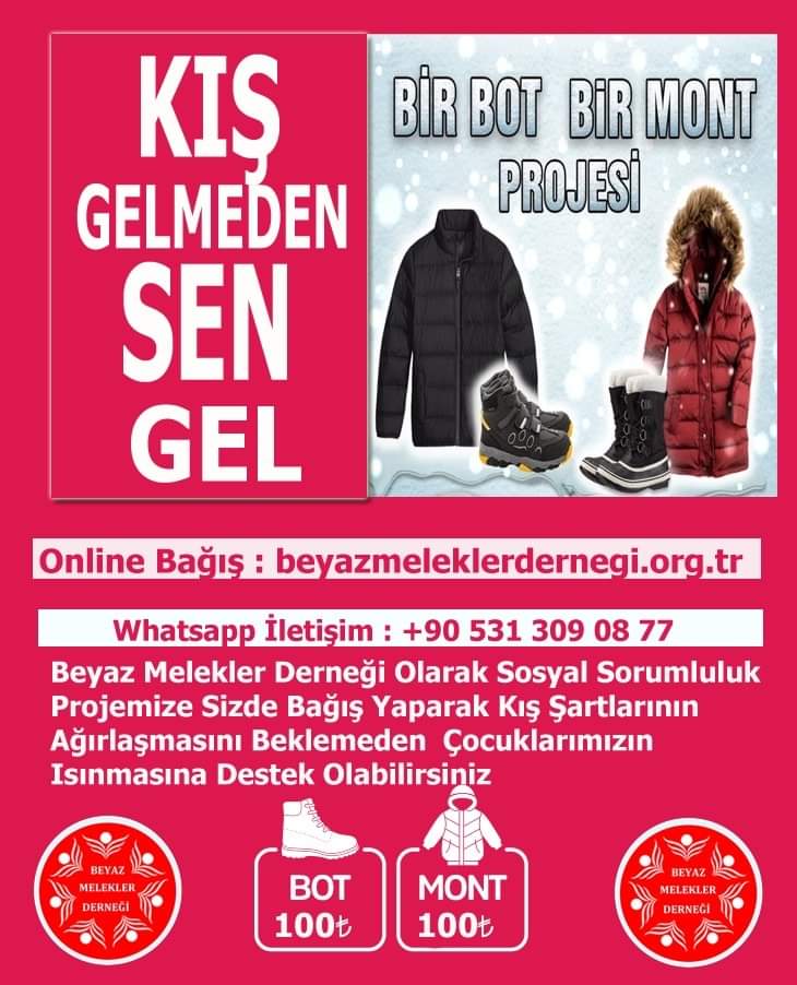 #DünyaÇocukHaklarıGünü hiçbir çocuk üşümesin acı çekmesne hedef 500 çocuğa bot mont alıp hem bedenlerni hemde gönüllerni ısıtmk istermisinz Bir mont sende bir bot benden olsun sloganıyla kalan 360 çocuğun umudu olurmusunz  Hayırlı Cumalar redwetleyerek de destek olabilirsiniz