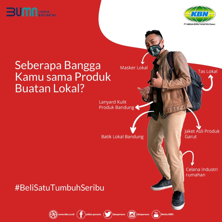 KBN_ID's tweet photo. Salam Nusantara Kawan
Seberapaa lokal kah kalian....?
Ayo Kawan cintai produk lokal, lihat nih Kawan-Kawan Nusantara kita tetep kece kan dengan pakai produk lokal, selain nambah kece kalian juga sudah ikut membangun Negeri loh
#akubanggapakaiproduklokal
#belisatutumbuhseribu https://t.co/AUJRxkoDE2