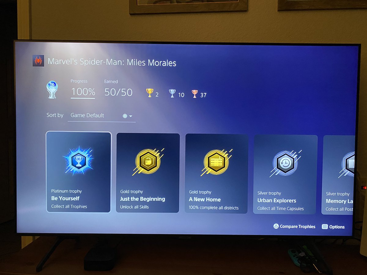 little_embry's tweet photo. I wouldn’t get my very first platinum trophy on #PlayStation5 today, if not for you, @Wario64 😍🤟🏻 https://t.co/C5R2djqZ6k