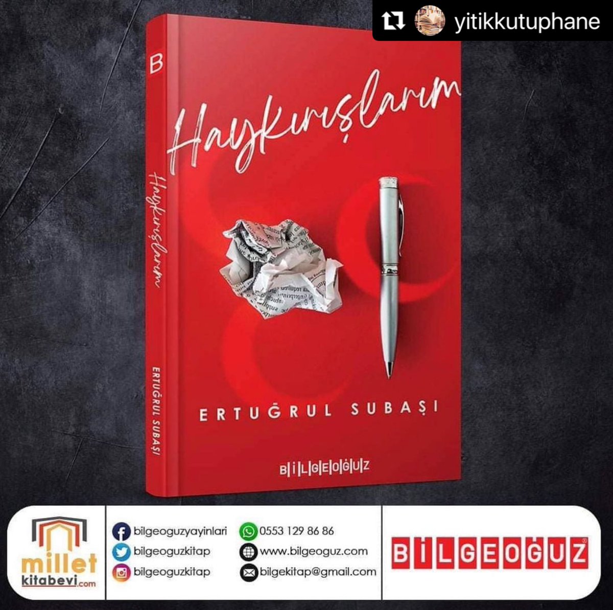 yitiksevdalar's tweet photo. Şu pandemi günlerinde yapılacak en güzel şey kitap okumak. Yeni çıkan kitaplardan, indirim ve kampanyalardan haberdar olmak için @bilgeoguzkitap’ı takip etmeyi unutmayın. https://t.co/WqUm4Zo7DY