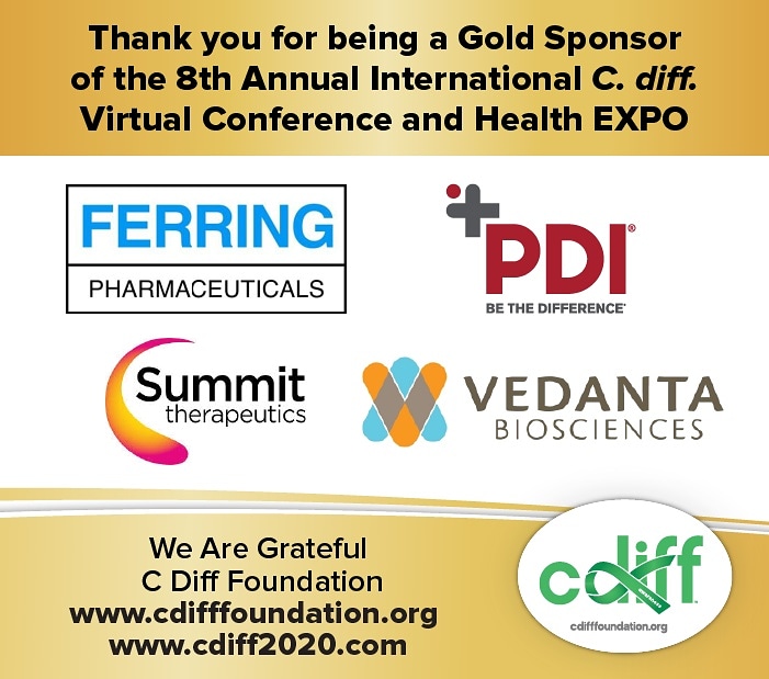 cdiffFoundation's tweet photo. #ThankYou @ferring
@PDIHealthcare
@Rebiotix
@VedantaBio
#Cdiff2020 https://t.co/vY3jBKtTfM
