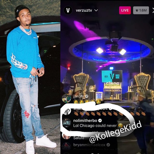 HotOrNotHipHop's tweet image. Gherbo Says A Verzuz Battle Between Enemies Like Jeezy &amp;amp; Gucci Could’ve Never Happened In Chicago #Gherbo #honhh