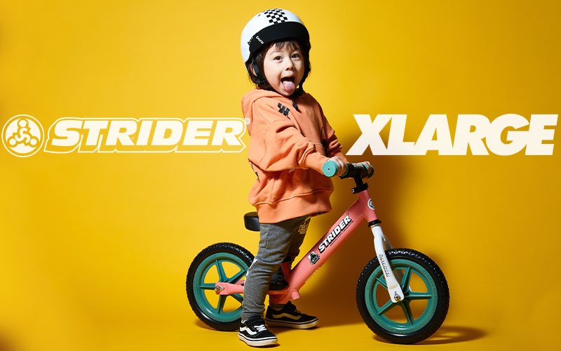 【美品】限定色ストライダー xlarge コラボ 数量限定】X-LARGE×STRIDER® ムラサキスポーツ限定モデルが11月20日(金